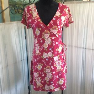 3/$30 Aeropostale Floral Wrap Dress